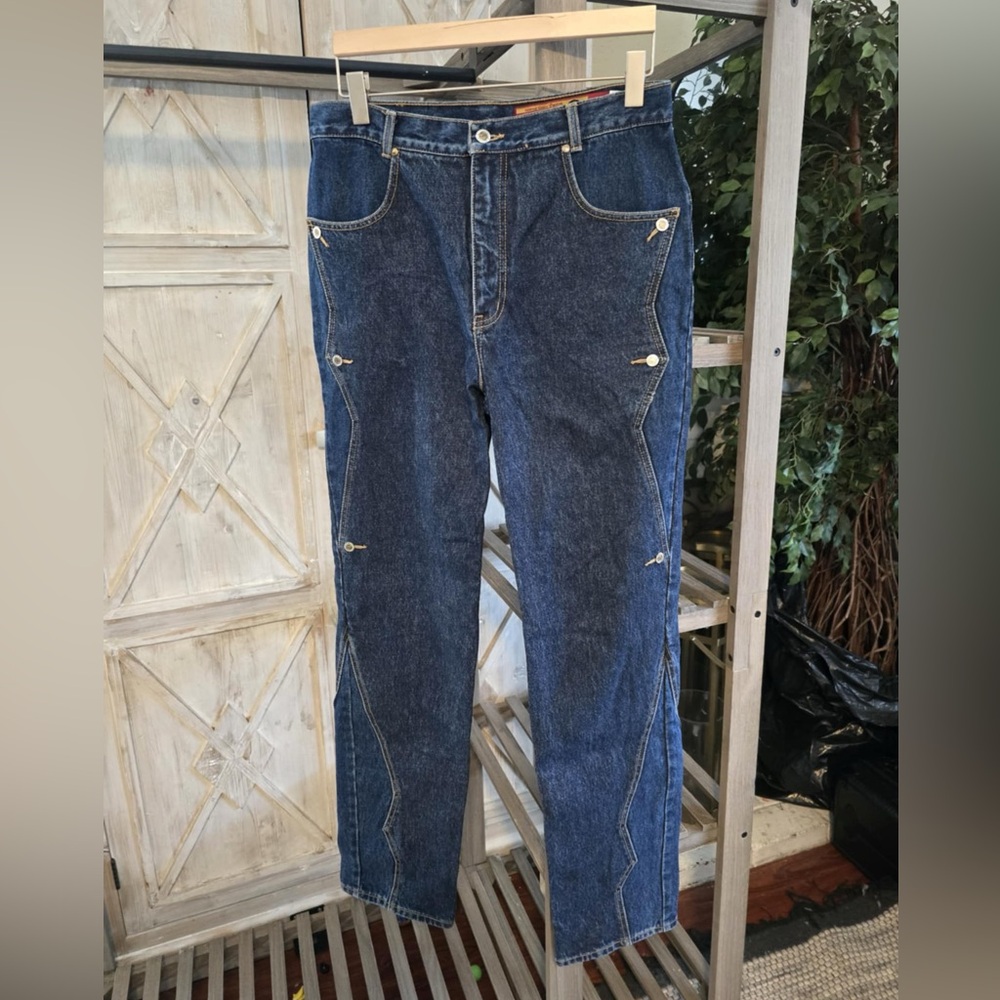 Rare Htf Vintage Lawman Western denim